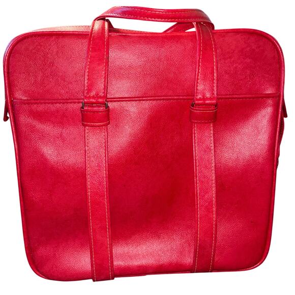 Vintage Samsonite Silhouette red carry-on bag 14x16x7 - Picture 1 of 6